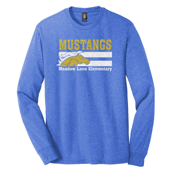 Mustangs GLITTER - Perfect Tri ® Long Sleeve Tee Thumbnail